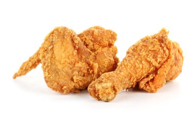 kızarmış tavuk drumsticks ve kanat