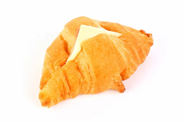 Croissant šunka sýr — Stock fotografie