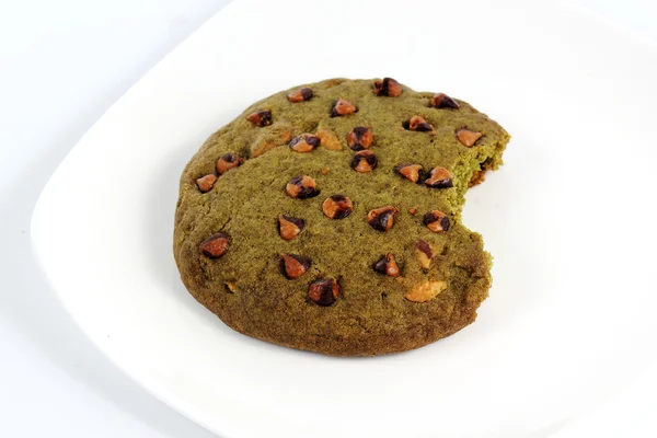 Green tea Cookie — Stock Photo, Image