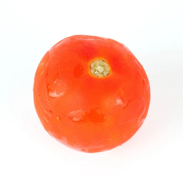 红番茄与滴 — 图库照片