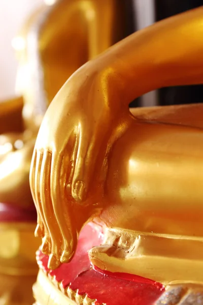 Gouden Boeddha die handen — Stockfoto