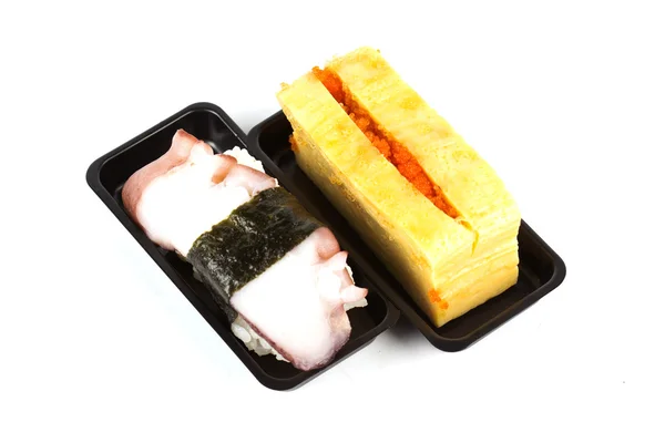 Tako e sanduíche ebiko Sushi — Fotografia de Stock