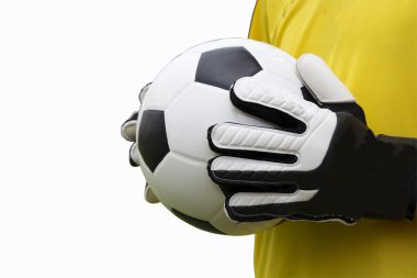 Futbol Kaleci topu ile