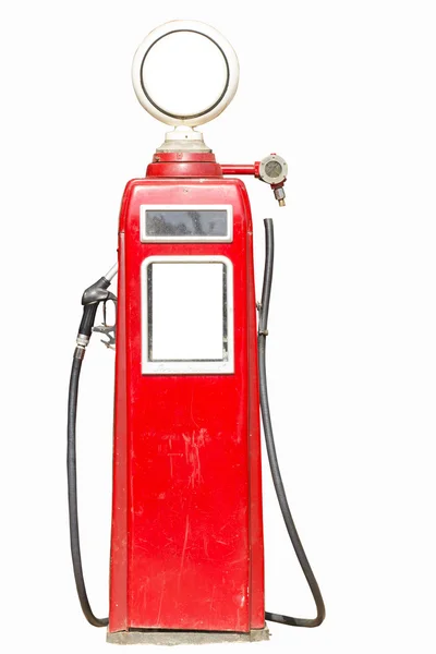 Bomba de gasolina retro rojo — Foto de Stock