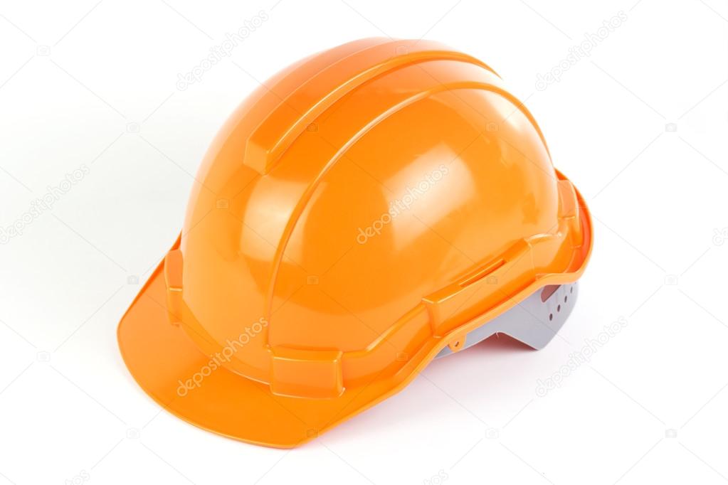 Orange safety hat