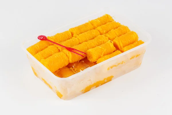 Foi Thong thai dessert — Stock Photo, Image
