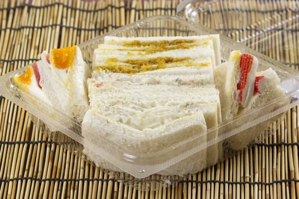 Hamburger and sandwich — Stock Photo, Image