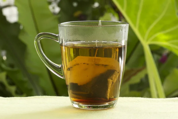 Tea bags with cups — Stock Photo, Image