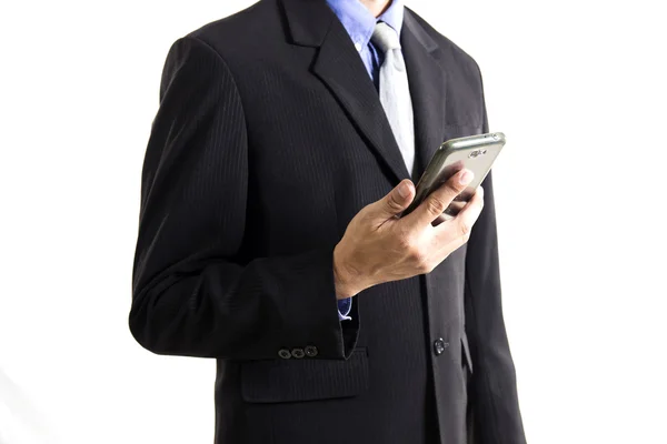 Businessman using mobile phone — Stock Photo, Image