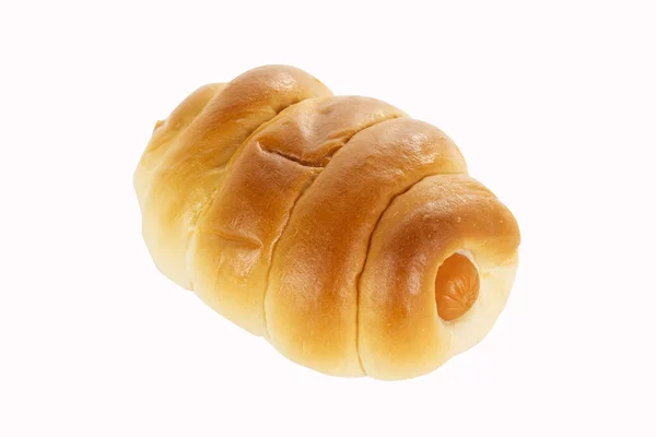 Sausage in bread — Stock Photo, Image