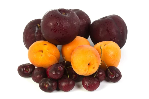 Cherry aprikos plommon — Stockfoto