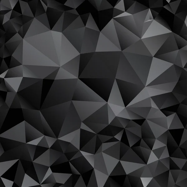 arka plan siyah ve gri üçgen ile. Mozaik vektör