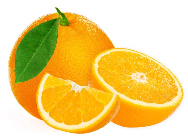 Orange on a white background — Stock Photo, Image