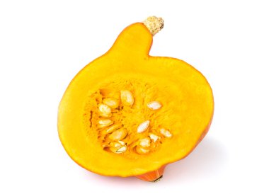 beyaz arkaplanda kabak