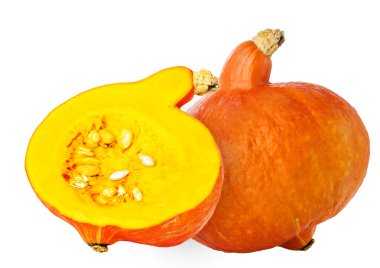 beyaz arkaplanda kabak