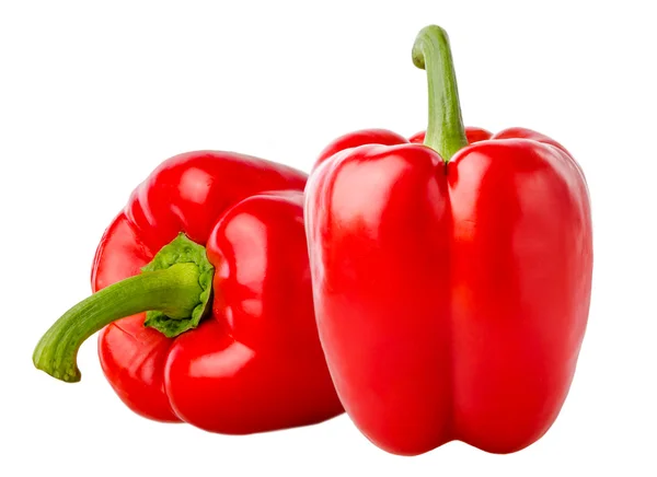 Paprika fehér háttér — Stock Fotó