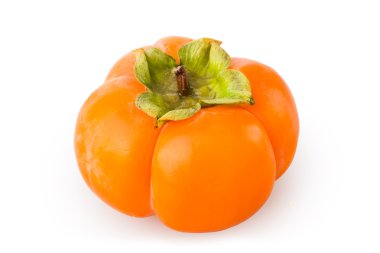 Hurma beyaz arkaplanda izole edildi