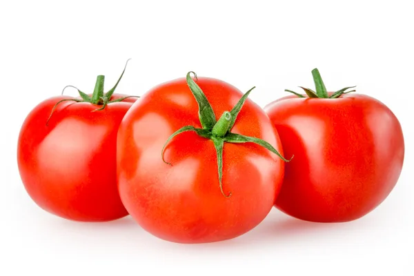 Tomate isolado em branco — Fotografia de Stock