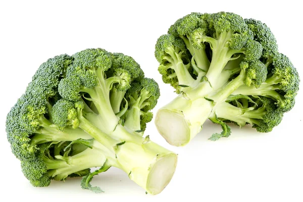 Broccoli isolerad på vit bakgrund — Stockfoto