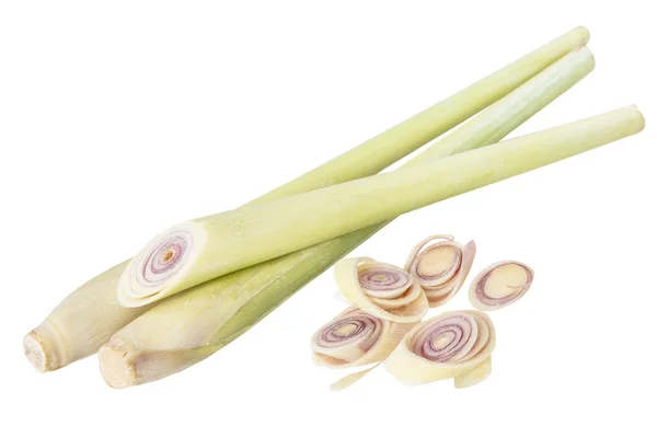 Lemon grass on white background — Stock Photo, Image