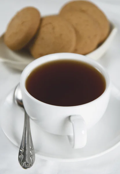 Tee und Gebäck — Stockfoto