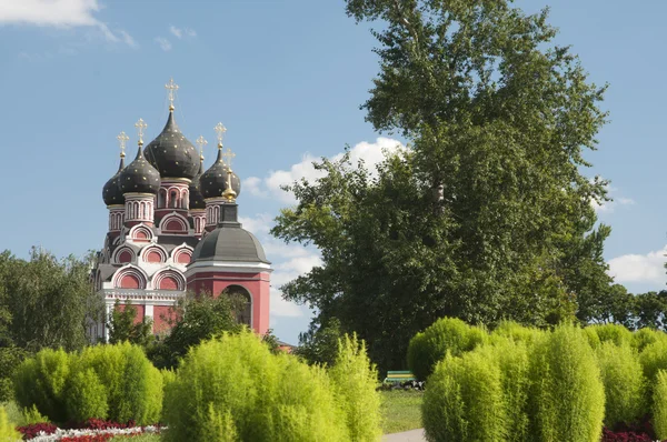 Rusko, Moskva, chrám tihvinskaya ikona Panny Marie v th — Stock fotografie