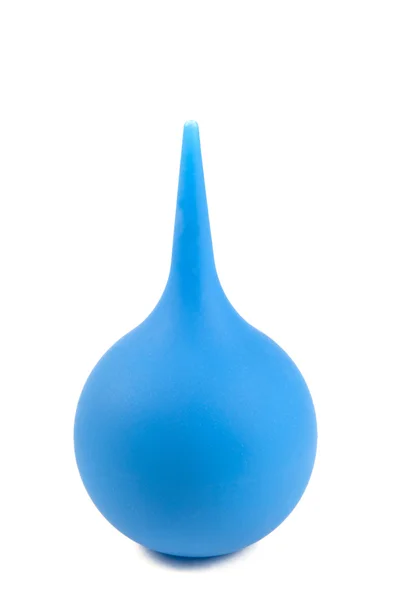 Синий резиновый клистер — стоковое фото