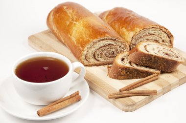 çay ve evim, güzel rulo tarçın ile