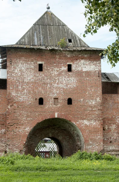 Torre Spasskaya del Kremlin de Zaraysk — Foto de Stock