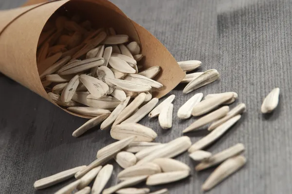 White sunflower seeds — Stock Photo, Image