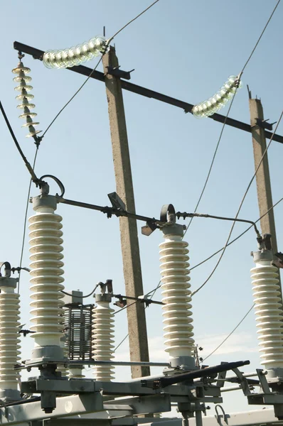 Elektrische macht onderstation — Stockfoto