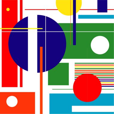 Çemberli bir arkaplan çizimi