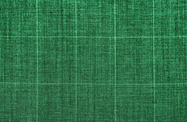 Pozadí Zelenou Texturou Tkaniny — Stock fotografie