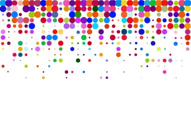 Renkli noktalı soyut arkaplan
