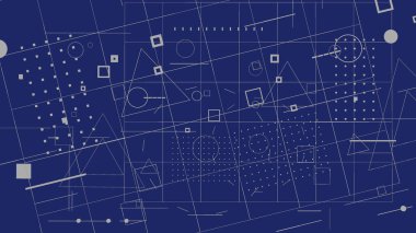 kare, daire ve üçgen arkaplan