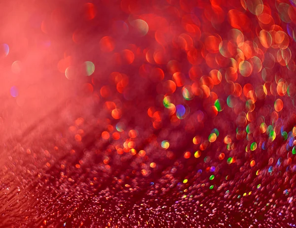 Astratto Sfondo Rosso Con Bokeh — Foto Stock