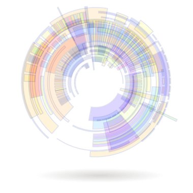 Çemberli soyut arkaplan