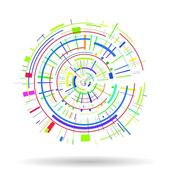 Çemberli soyut arkaplan