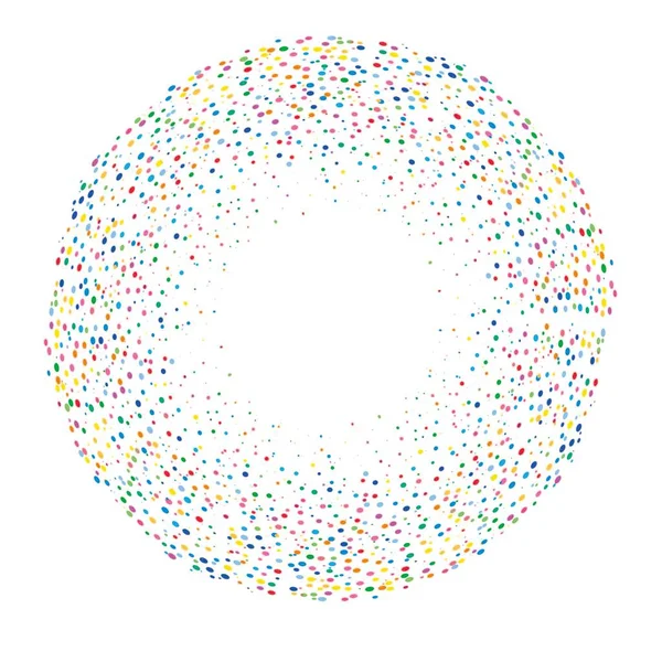 Motif Abstrait Pois Ronds Illustration Vectorielle — Photo