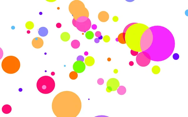 Multicolored Circles White Background Illustration — 스톡 사진