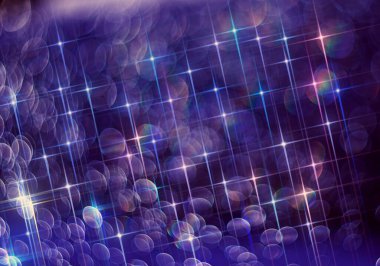 Bokeh ışıklarının soyut arkaplanı