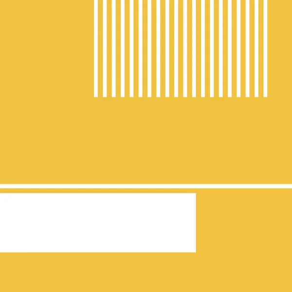 Resumo Fundo Amarelo Geométrico Com Linhas Design Plano Moderno Minimalista — Fotografia de Stock