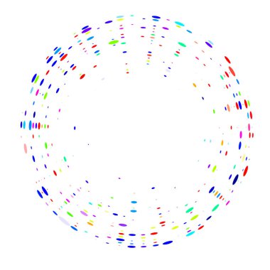 Rastgele düz çizgilerle oluşturulan soyut çember deseni. modern gelecek tasarım elementleri.