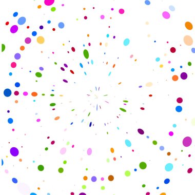Soyut renkli konfeti arkaplanı