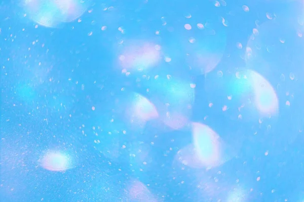 Μπλε Αφηρημένο Φόντο Glitter Vintage Φώτα Χριστουγεννιάτικη Διακόσμηση — Φωτογραφία Αρχείου