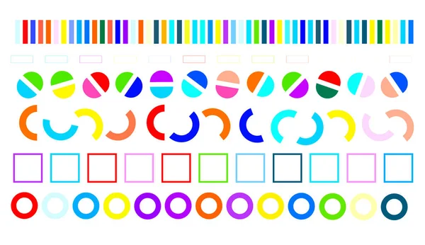Patroon Van Kleurrijke Geometrische Vormen — Stockfoto