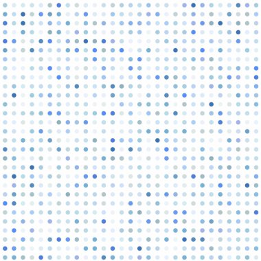 mavi noktalar desen, üretken sanat arkaplan çizimi.