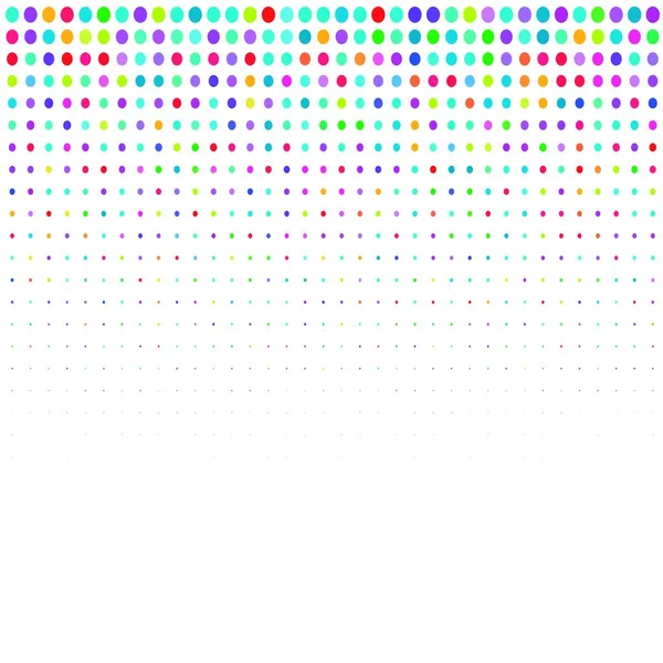 Abstract Colorful Halftone Dots Generative Art Background Illustration — Stock Photo, Image
