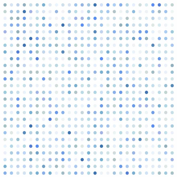 Blue Halftone Pattern Circles White Background — Photo