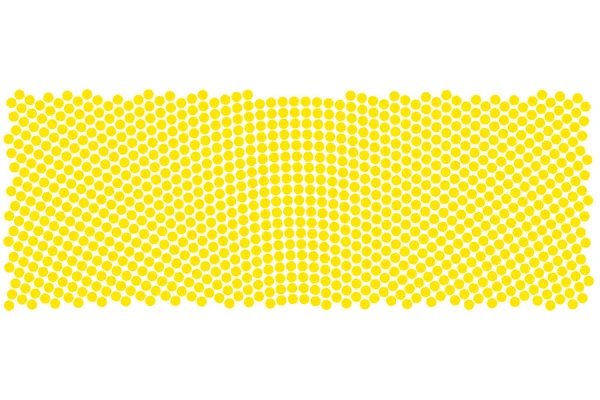Dotted Halftone Background Geometric Abstract Illustration Yellow Dots Pattern — Photo